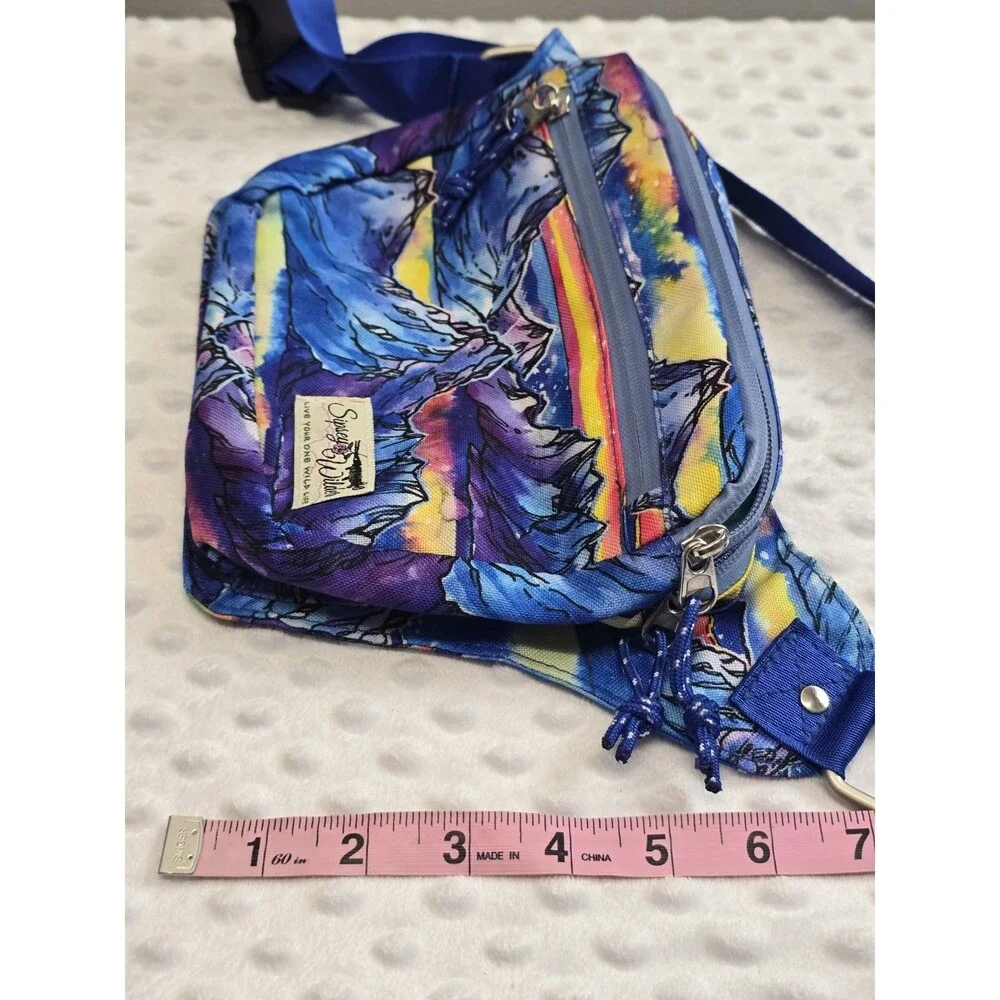 Sipsey Wilder Crossbody Aurora Peaks Rover Hip Bag Mountain Landscape Festival